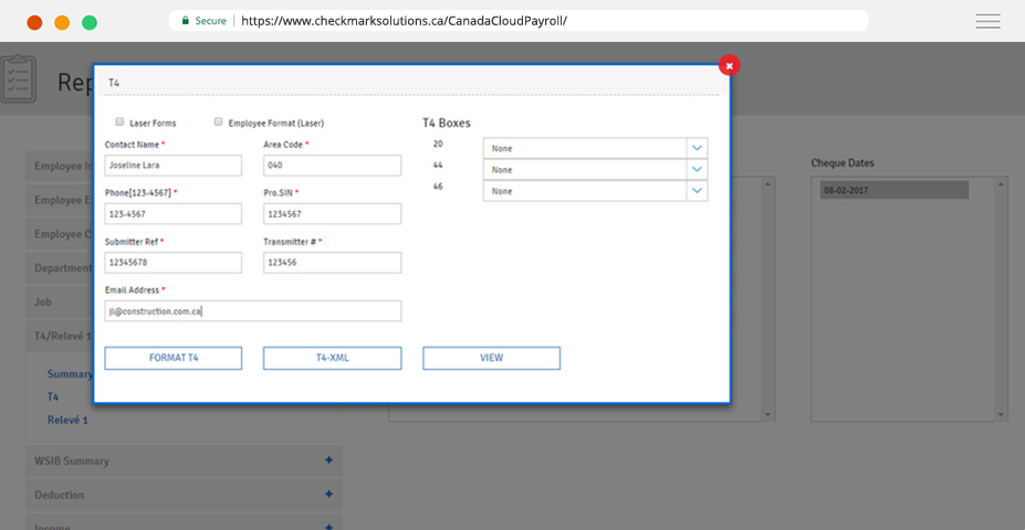 t4 xml file